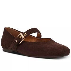 DV by Dolce Vita Women's Mulaney Buckle Mary Jane Flats; Brown; size 6